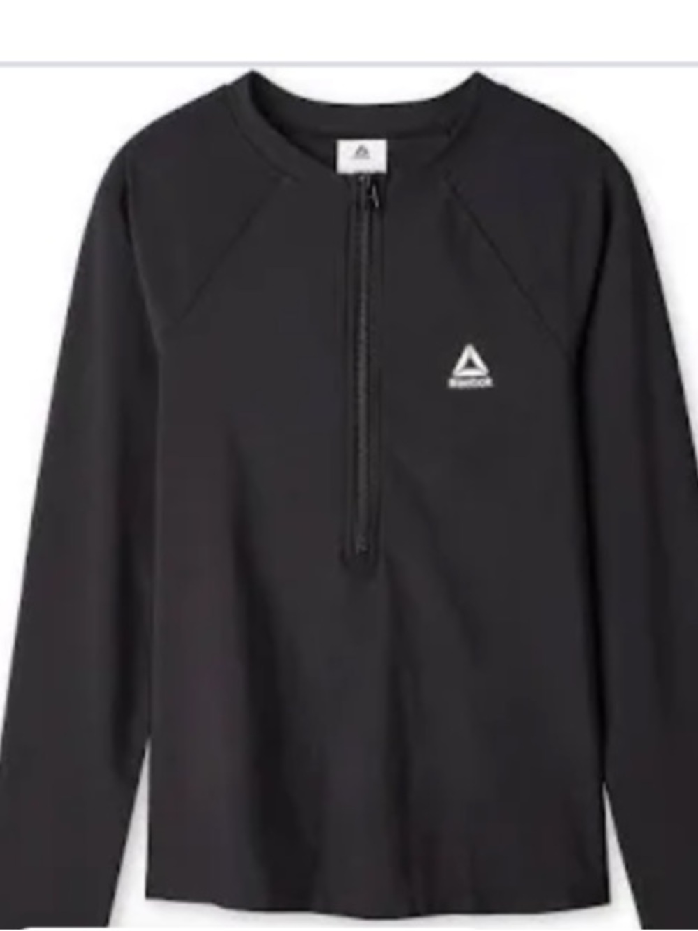 🔥10 for $100🔥 NWT Reebok black long sleeve swim top rush guard boys size XL